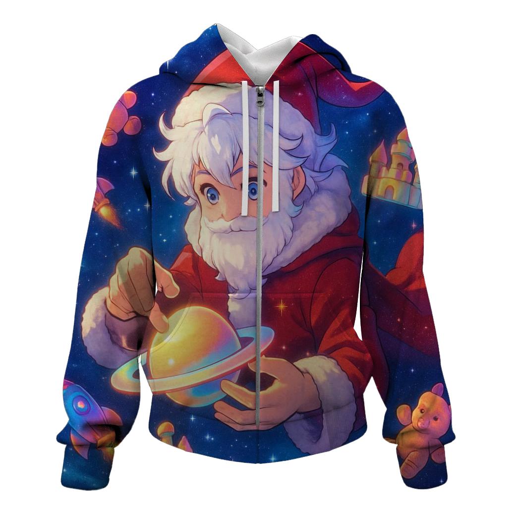 Santa Cosmic Toy Tinkerer pullover hoodies