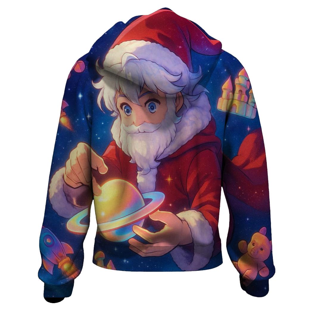 Santa Cosmic Toy Tinkerer pullover hoodies