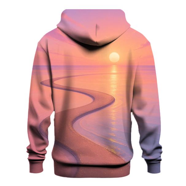 Celestial Sandbar Sunset graphic hoodies