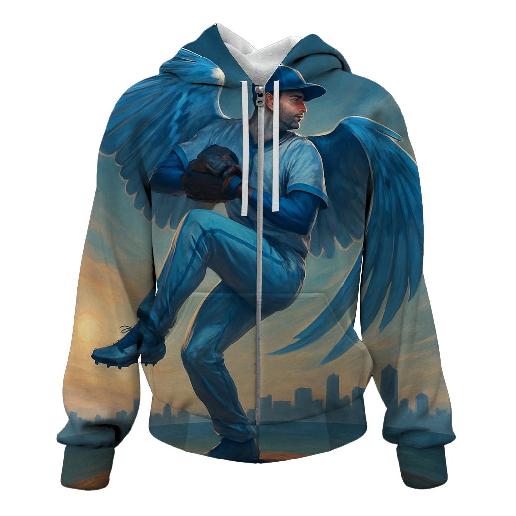 Rising Horizon Pitcher Blue Jays Fusion hoodie trends