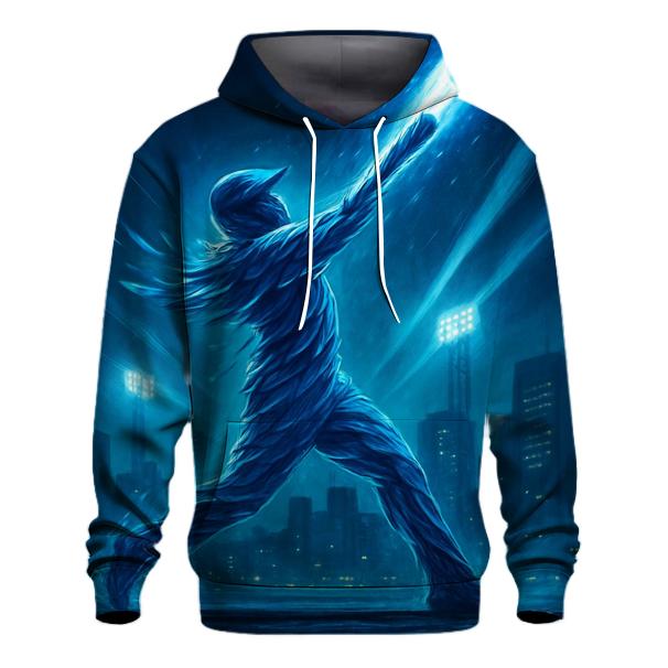 Skyline Surge With Blue Jays Spirit heavyweight hoodies