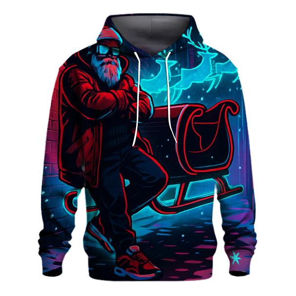 Neon Alley Streetwear Santa lightweight hoodies
