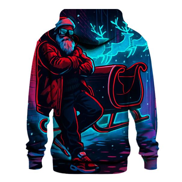 Neon Alley Streetwear Santa lightweight hoodies