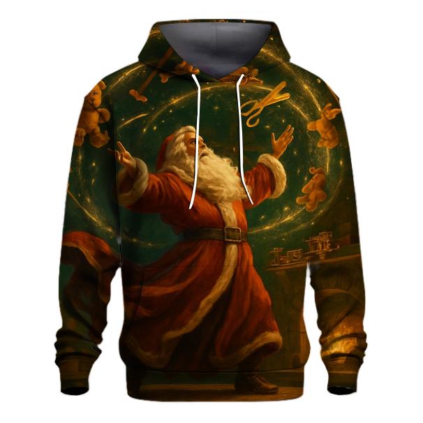 Midnight Workshop Maestro Santa lightweight hoodies