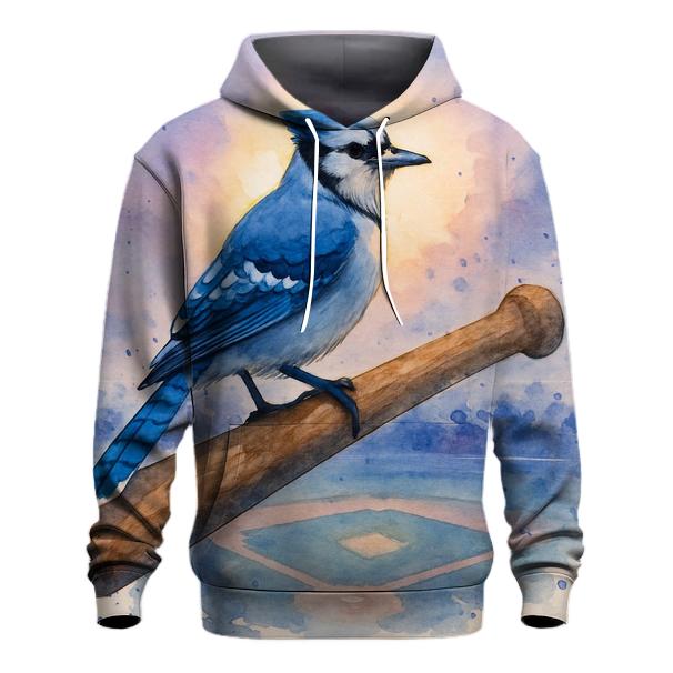 Twilight Nest Diamond With Blue Jays Energy zip-up hoodies