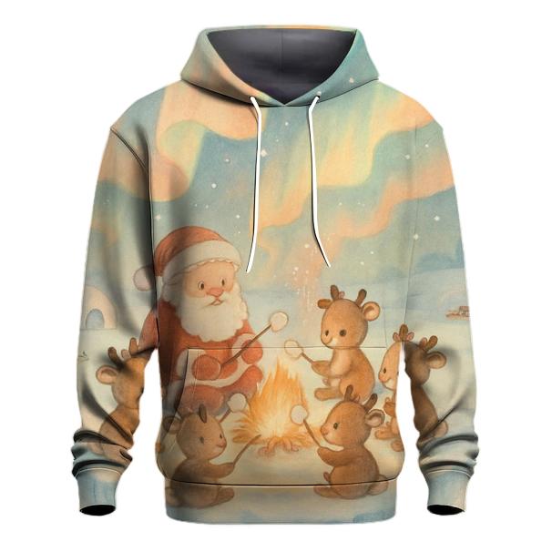Santa Polar Lights Campfire heavyweight hoodies