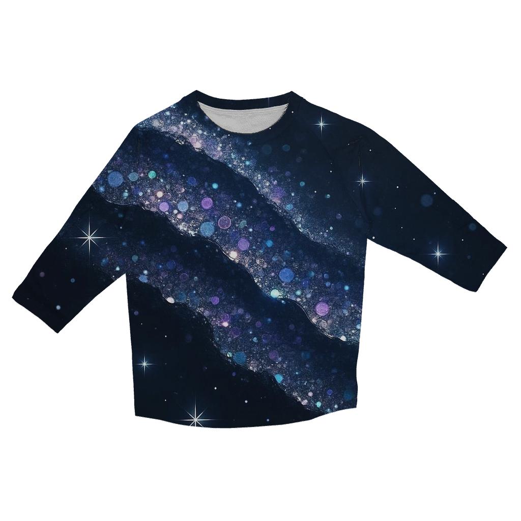 Celestial Gem Veil cotton quarter sleeve shirts