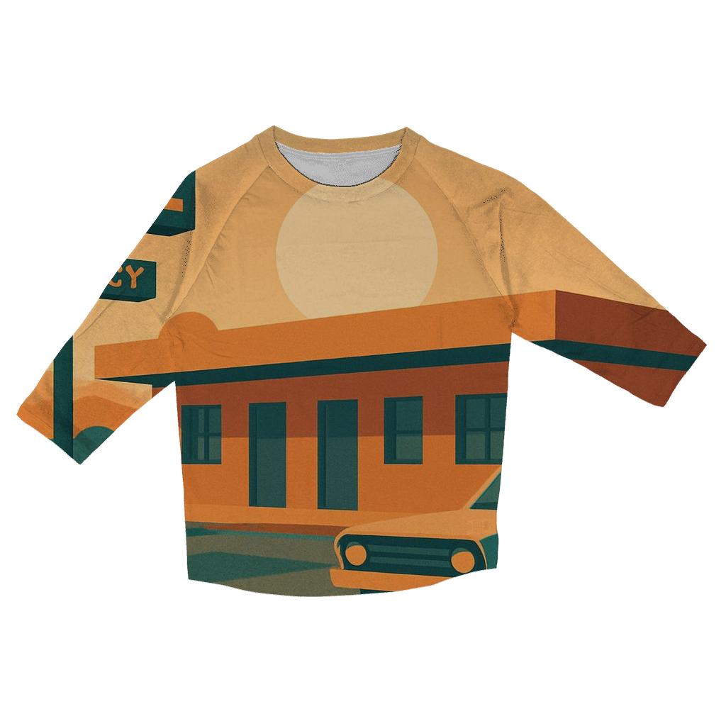 Sunwashed Desert Motel stylish quarter sleeve tops