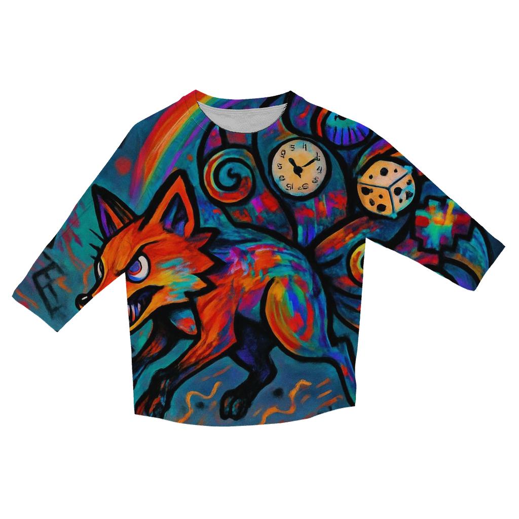 Chaos Juggler Fox casual three quarter sleeve shirts