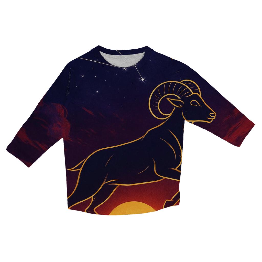 Aries Solar Ram Ascension stylish quarter sleeve tops