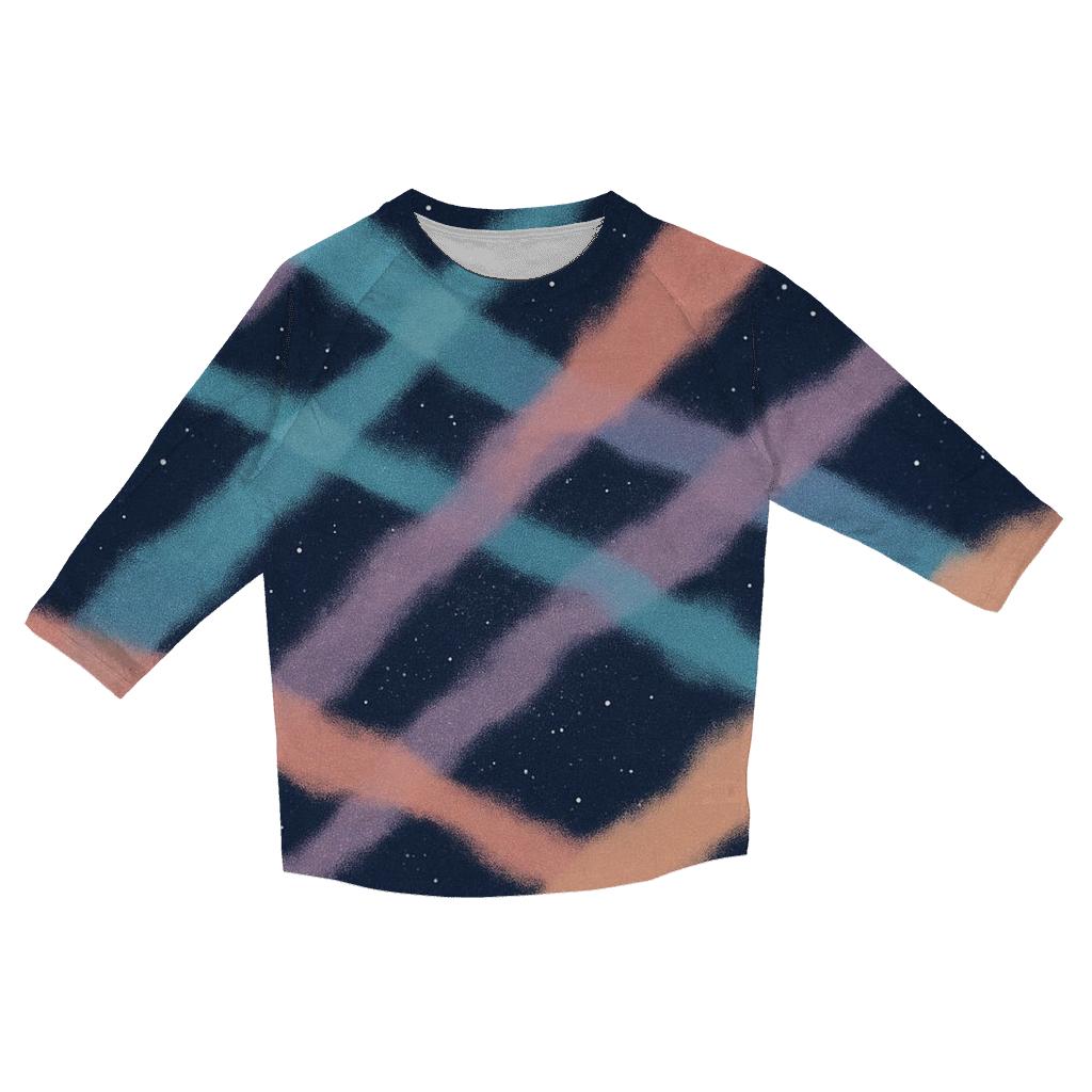 Nebula Filament Weave casual three quarter sleeve shirts