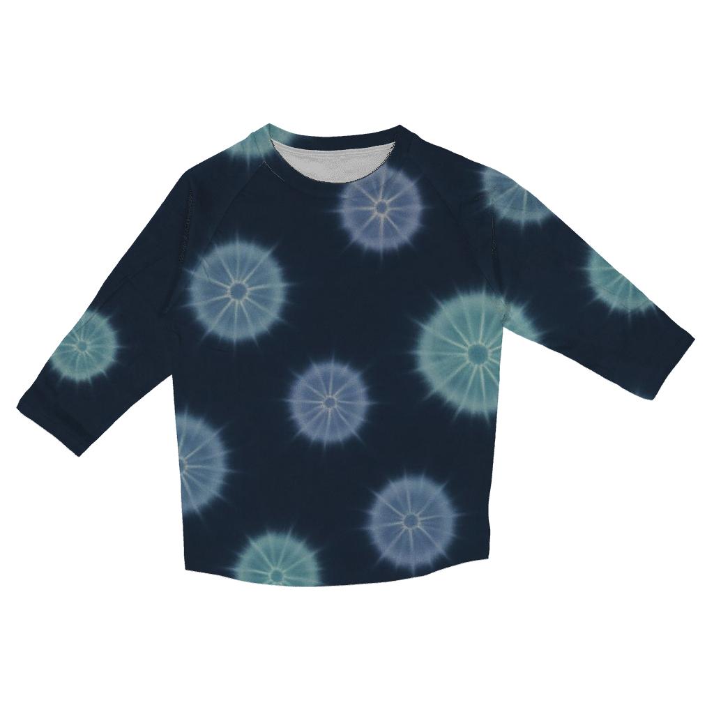 Midnight Kumo Galaxy Cluster stylish quarter sleeve tops
