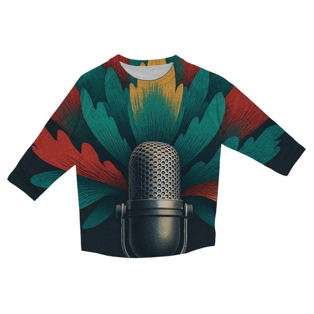 Chromatic Microphone Bloom cotton quarter sleeve shirts