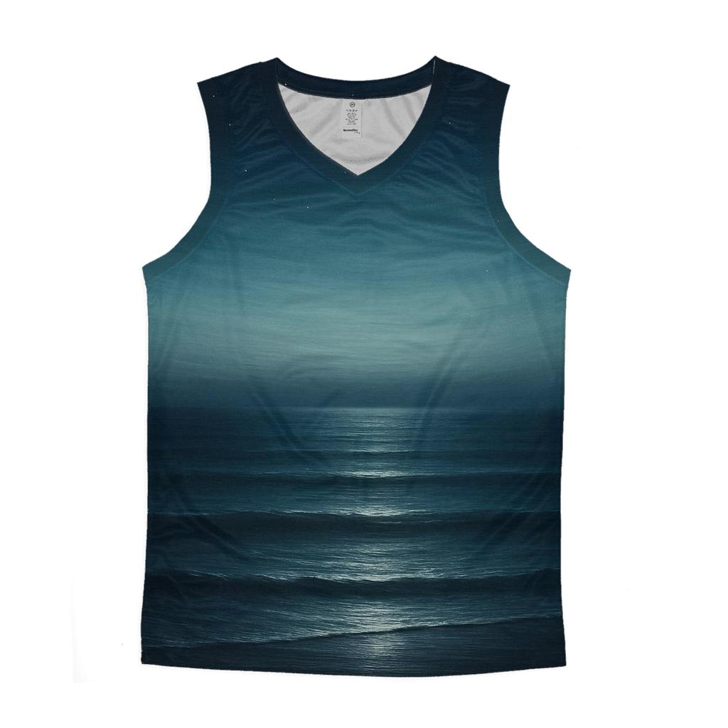 Lunar Tide Horizon graphic print tank tops