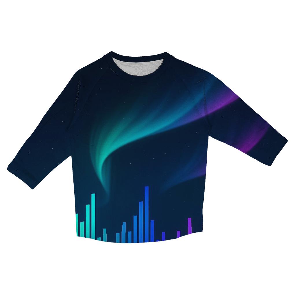 Aurora Equalizer Horizon stylish quarter sleeve tops