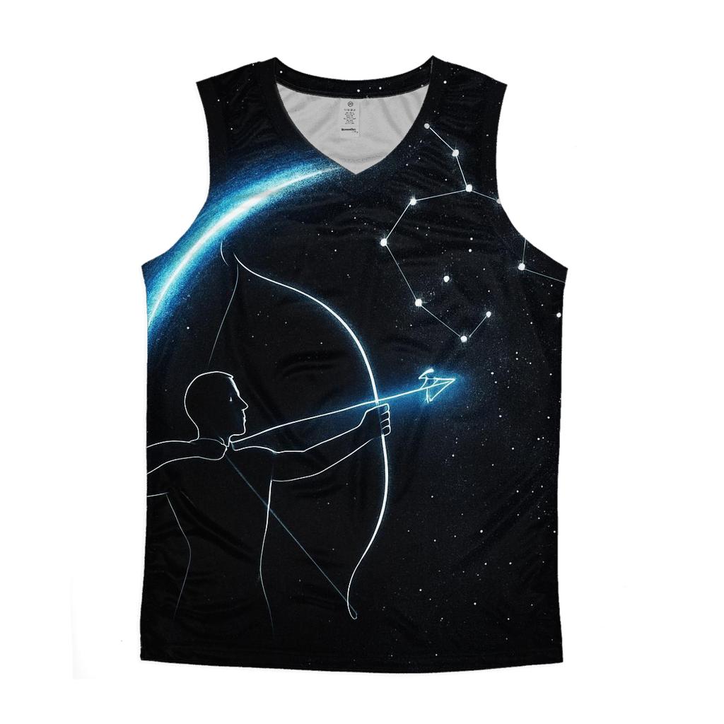 Sagittarius Cosmic Archer Trail casual summer tank tops