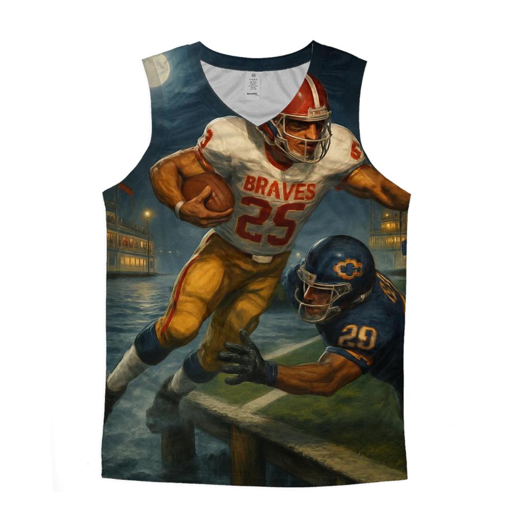 Riverfront Blitz Braves Vs Cubs personalized athletic tanks