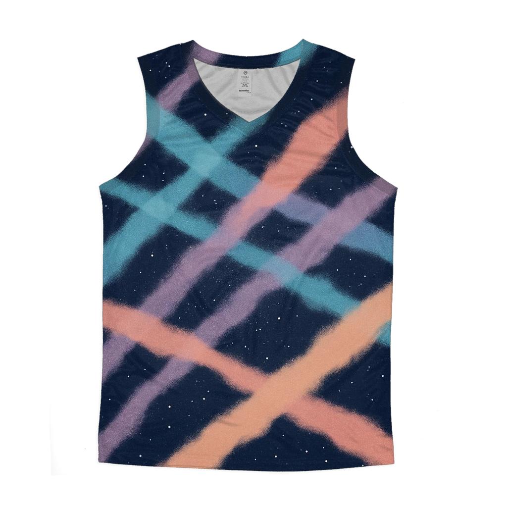 Nebula Filament Weave personalized athletic tanks