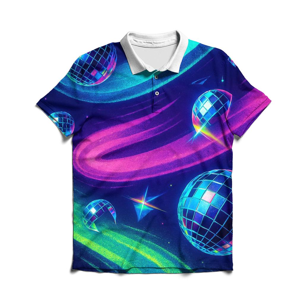 Neon Stardust Mirage classic pique polos