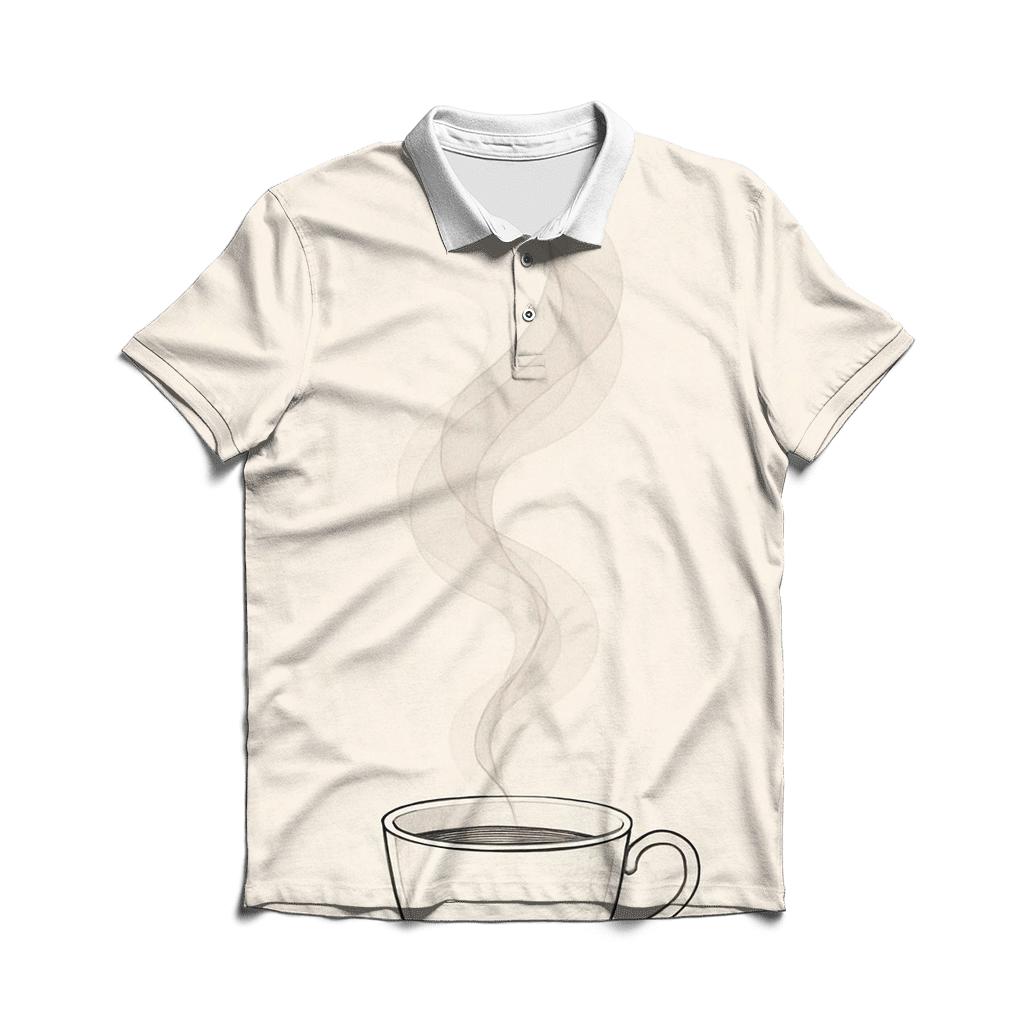 Ivory Steam Ribbon premium cotton polo shirts