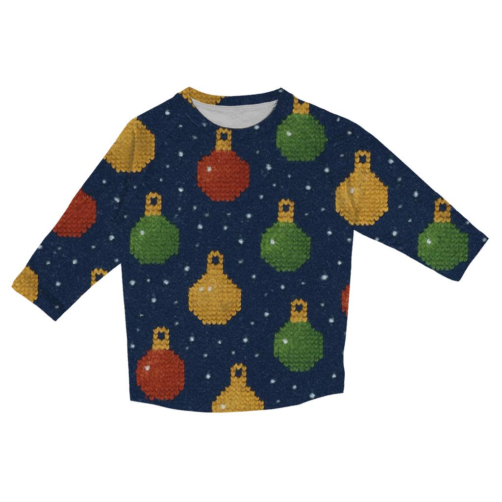 Ornament Galaxy Dot Design fashion 3/4 sleeve shirts