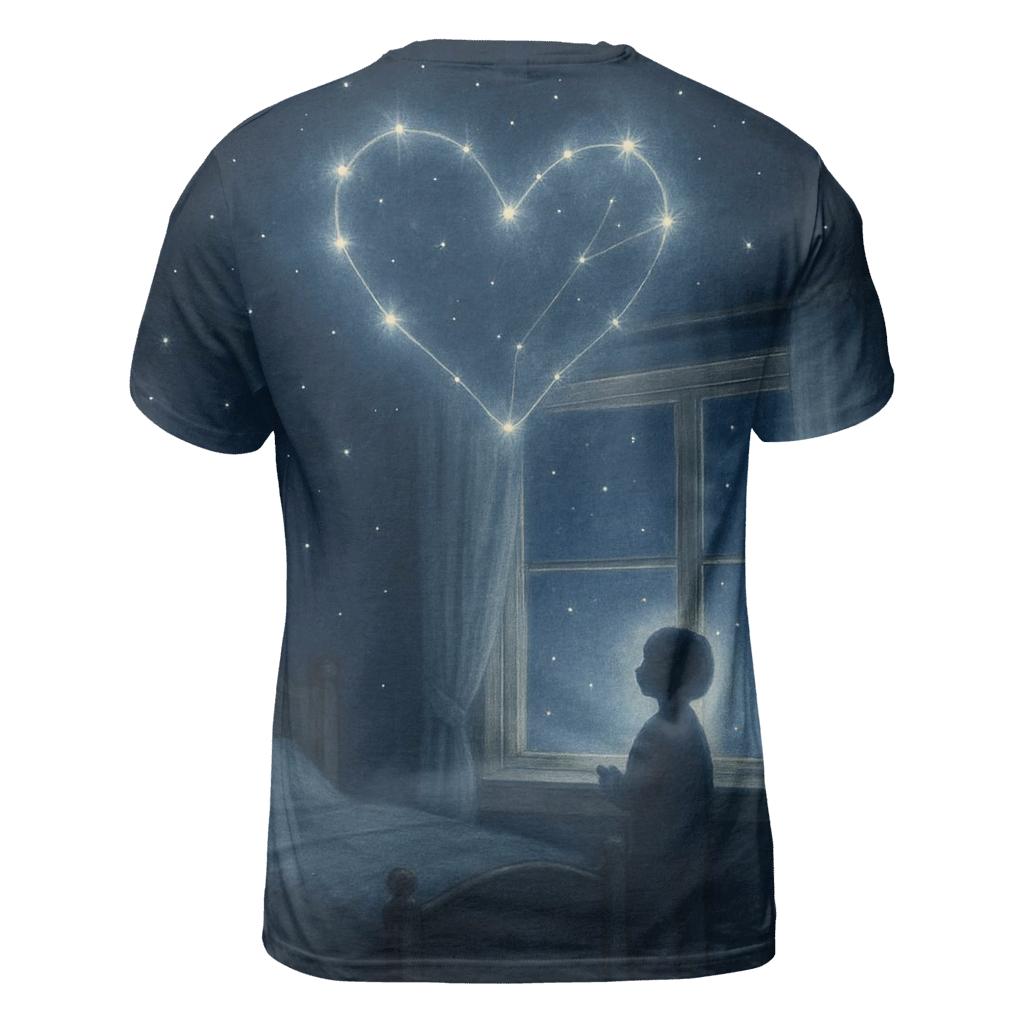 Star Map Of A Mothers Heart unique graphic print tees
