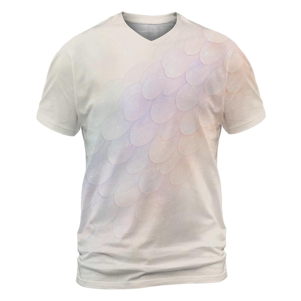 Opalescent Sequin Drift designer pattern shirts
