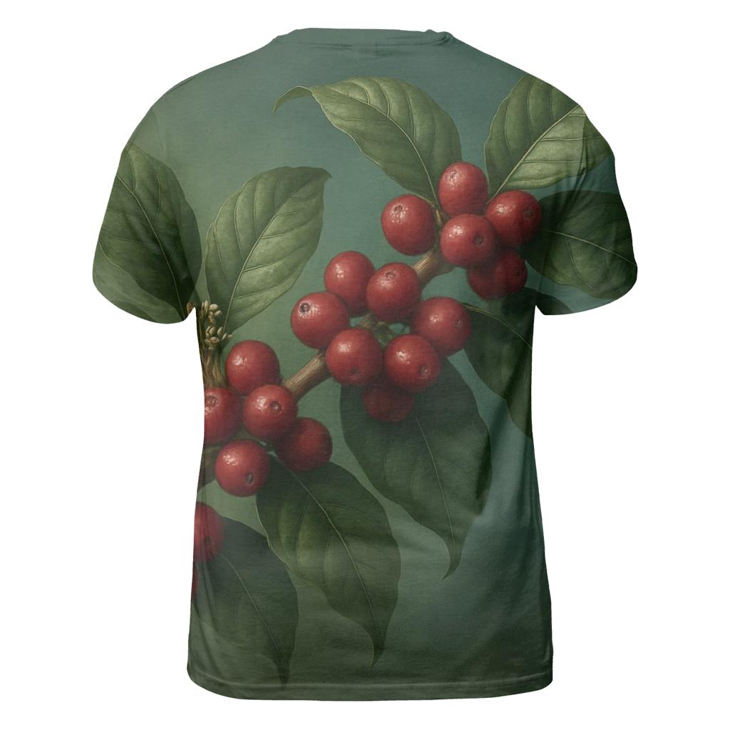 Forest Cherry Cluster statement graphic shirts