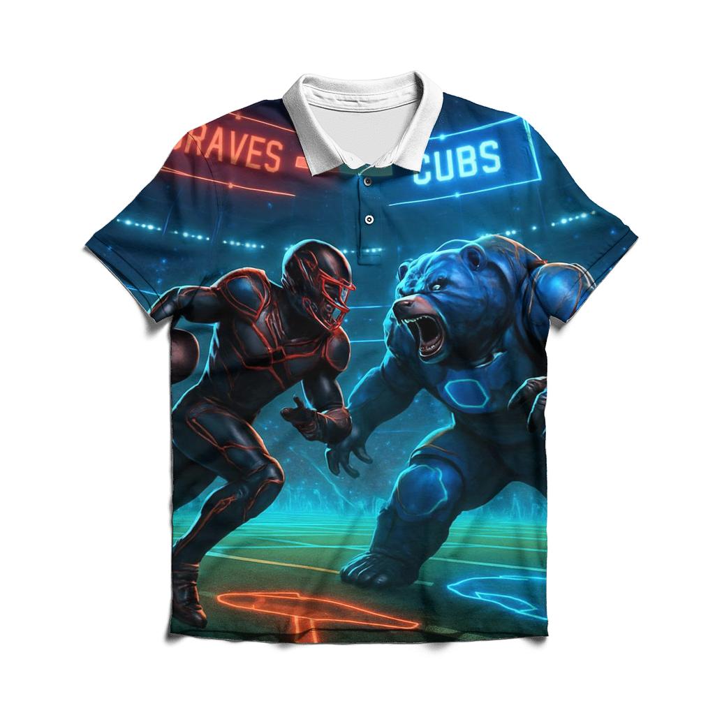 Dome Of Roaring Rivalry stylish collar polo tees