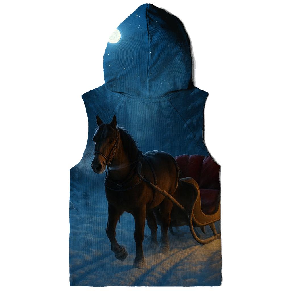 Starlit Sleigh Ride Through The Pines custom hoodies