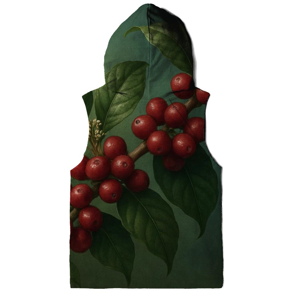 Forest Cherry Cluster embroidered hoodies