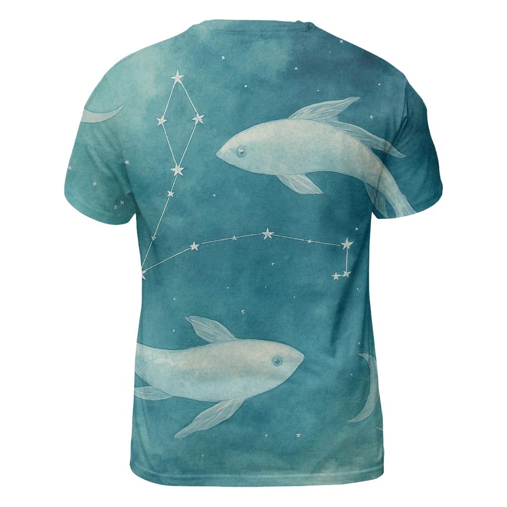 Pisces Dream Tide Constellation personalized full print shirts