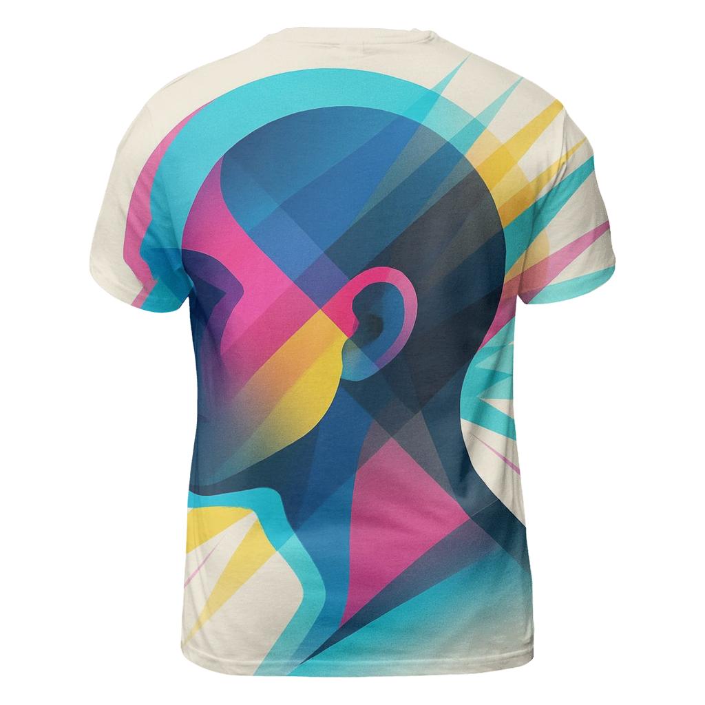 Prismatic Echo Portrait personalized full print shirts