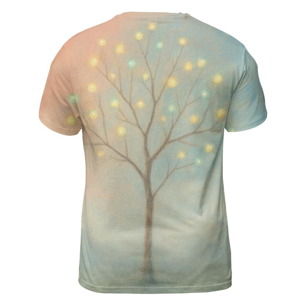 Whispering Tree Of Dawn artistic all-over print tops