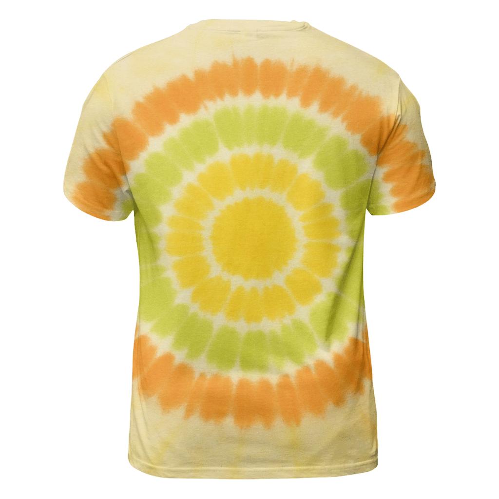 Citrus Offset Bullseye Burst trendy printed shirt styles