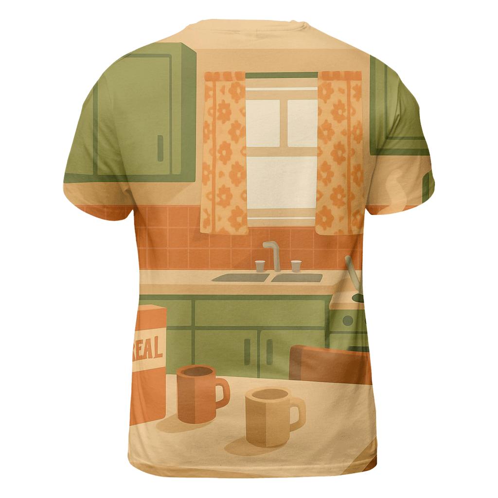 Retro Kitchen Morning statement graphic shirts