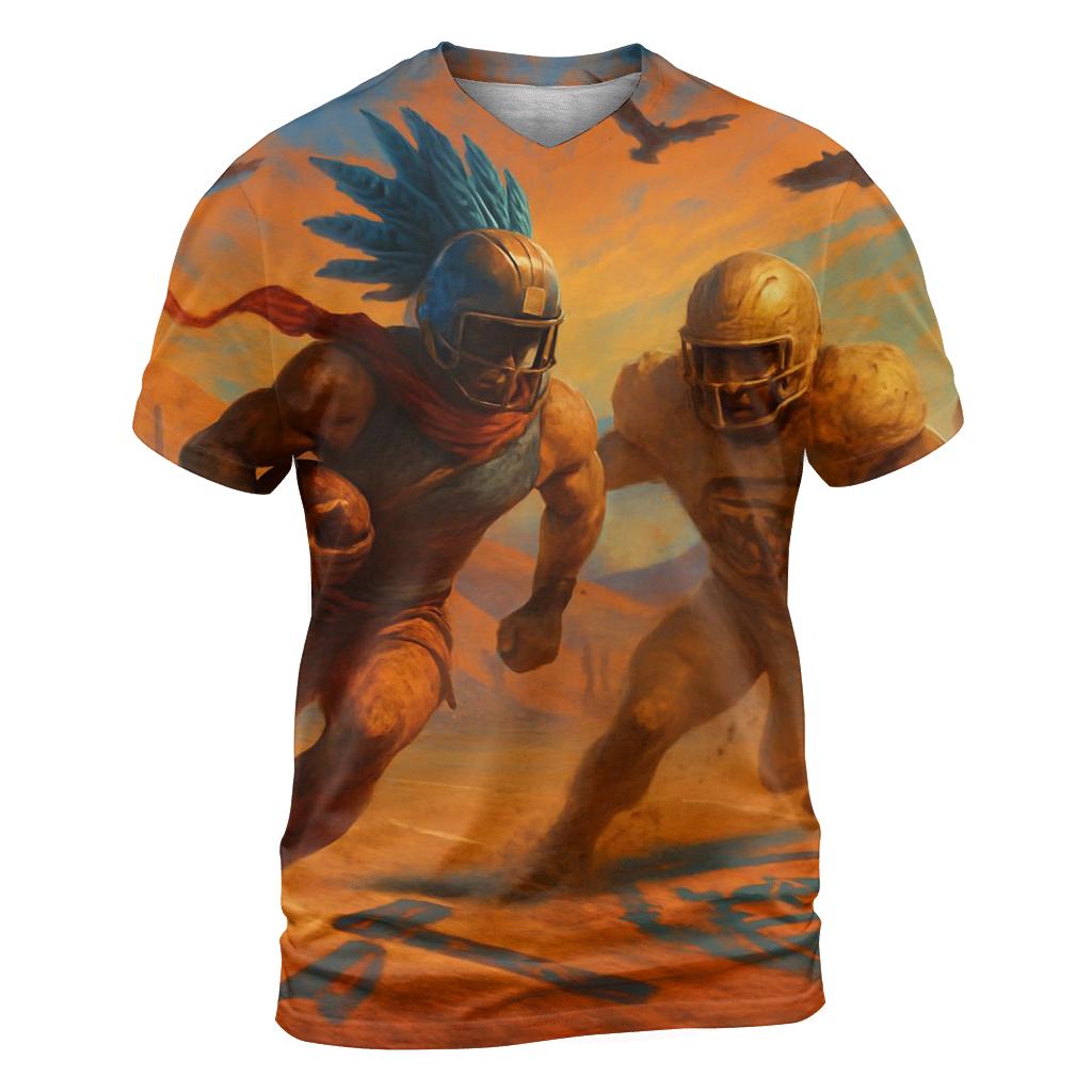 Desert Gridiron Braves Vs Cubs Mirage designer pattern shirts