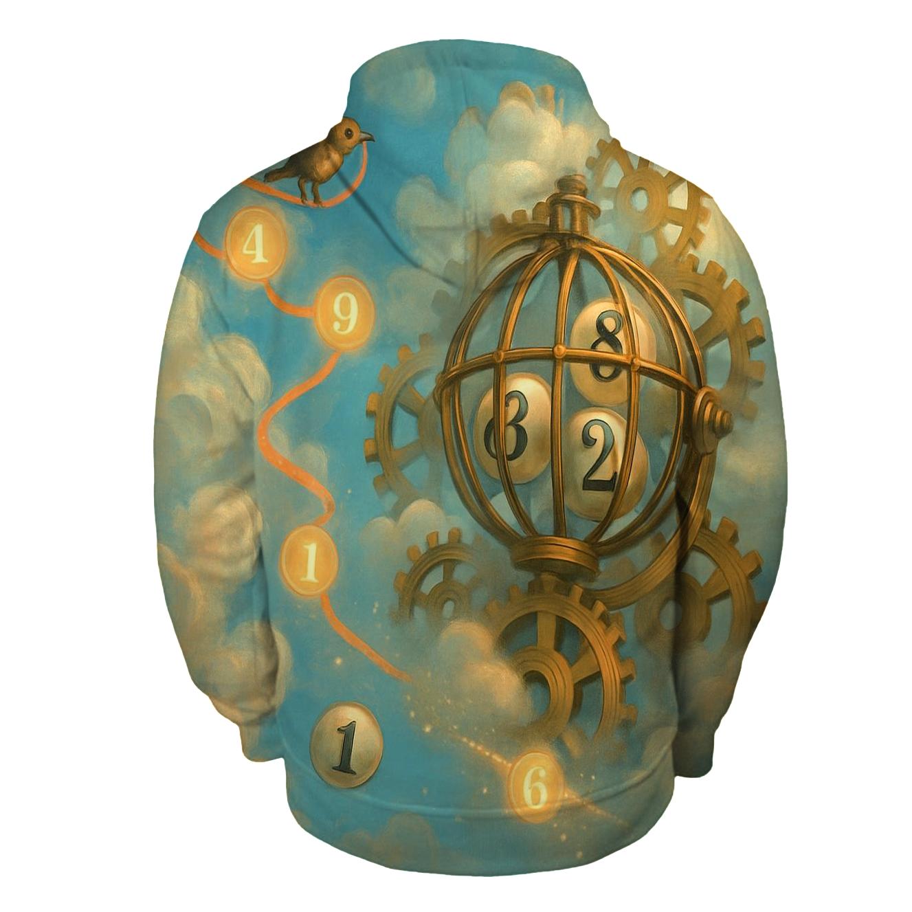 Clockwork Cloud Lottery designer hoodies