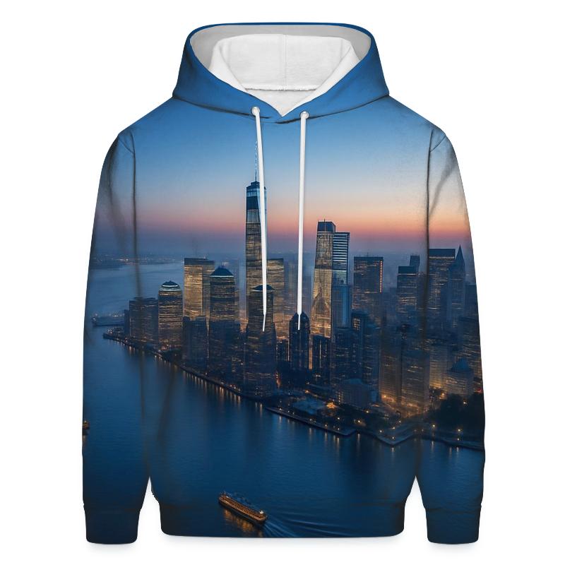 Harbor Dawn Over Lower Manhattan hoodie styles