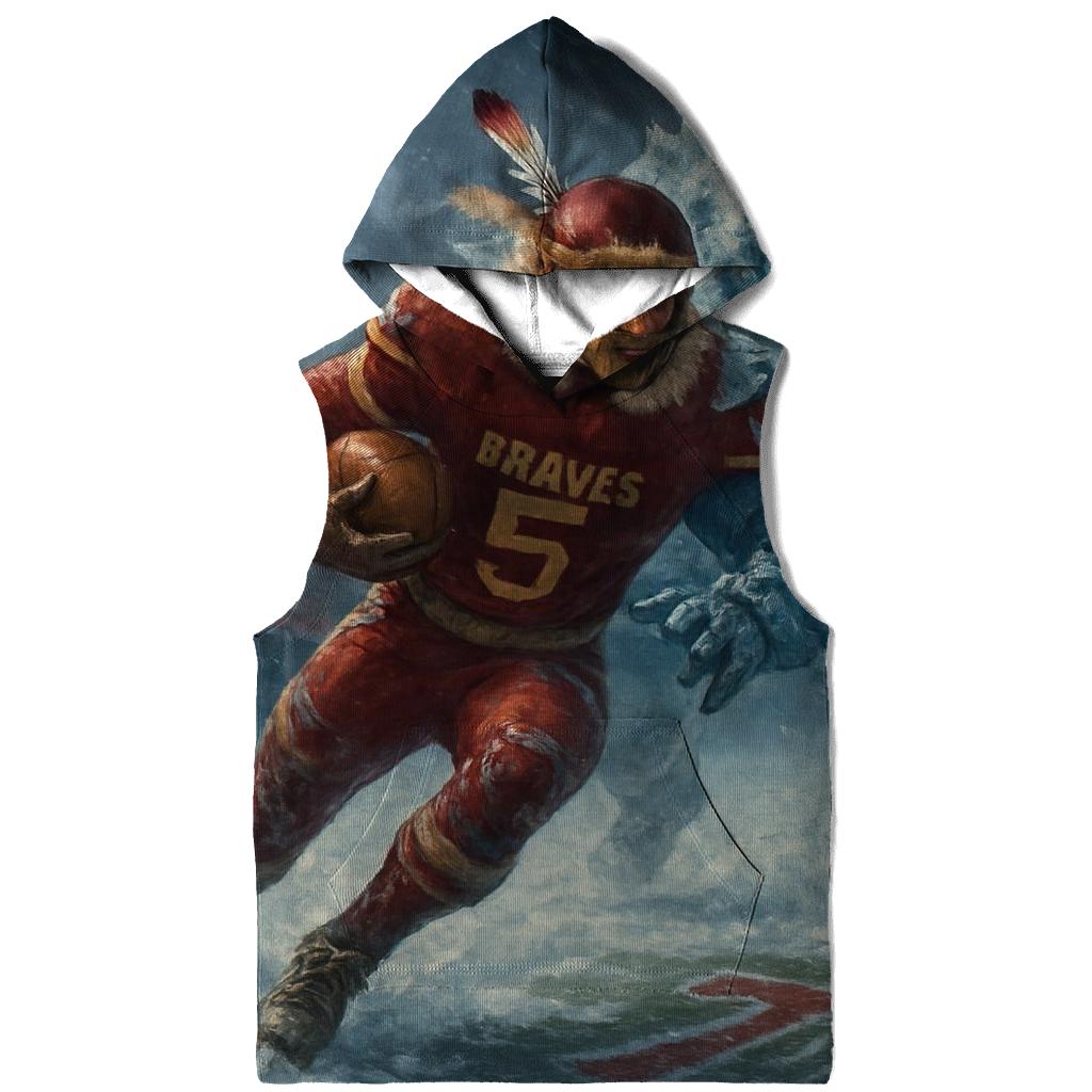 Frozen Yard Battle Of The Brave And The Bear zip-up hoodies