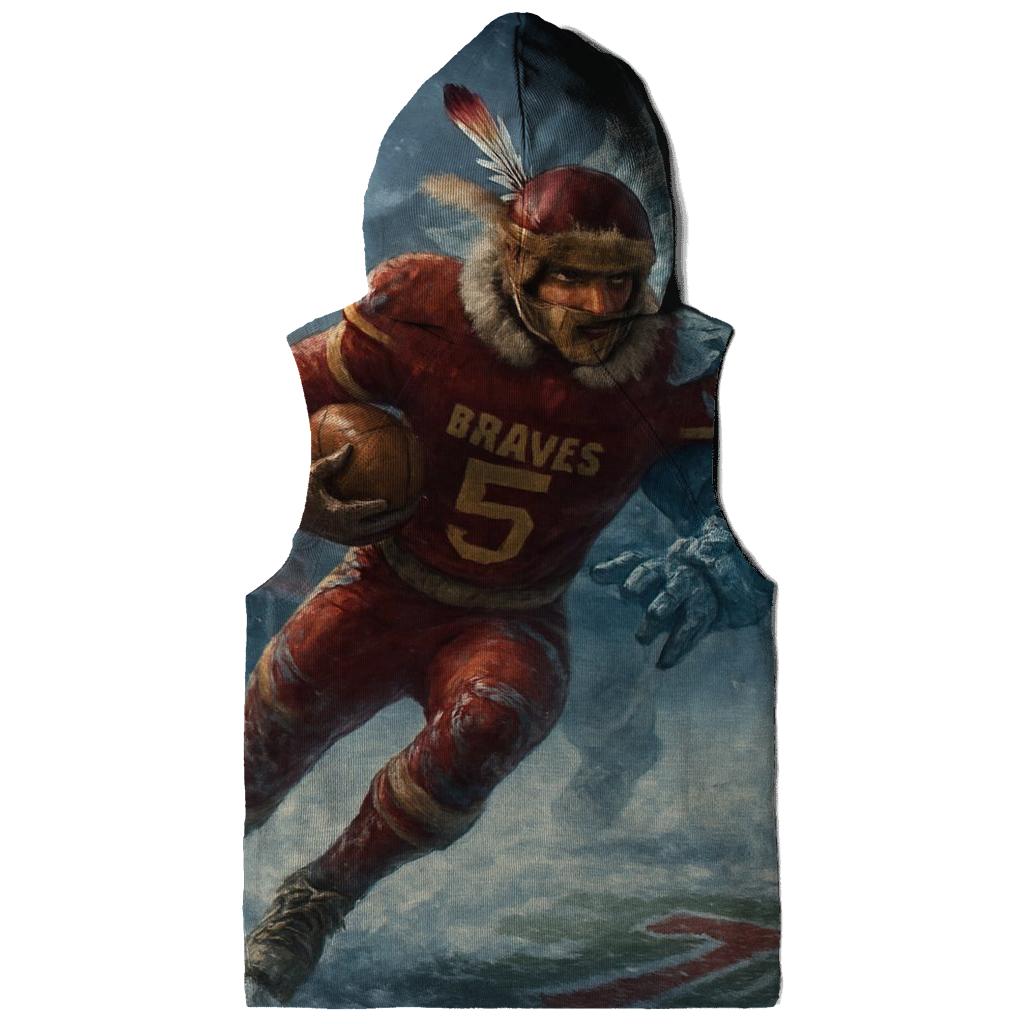 Frozen Yard Battle Of The Brave And The Bear zip-up hoodies