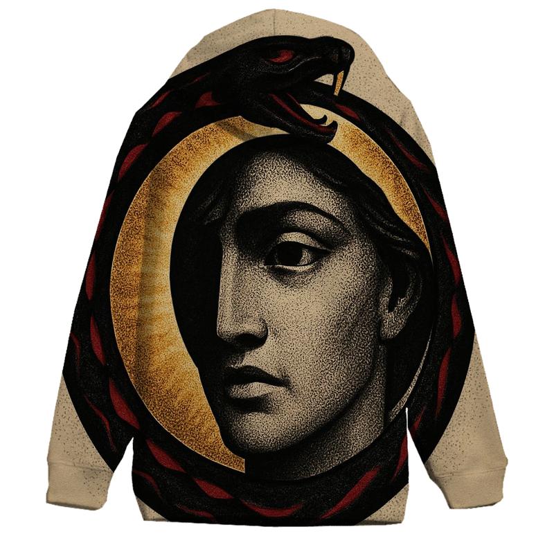 Solar Eclipse Ouroboros Mask hoodie styles