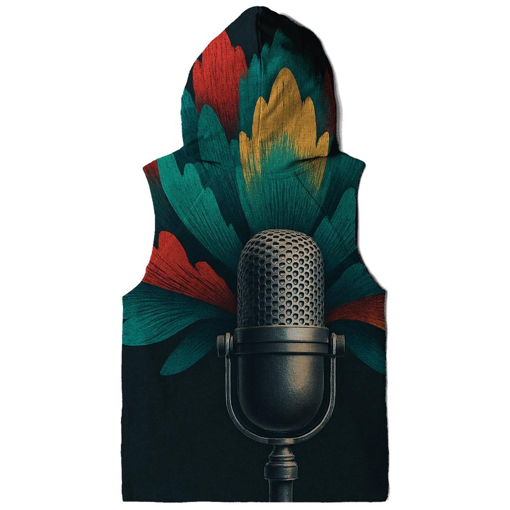 Chromatic Microphone Bloom premium hoodies