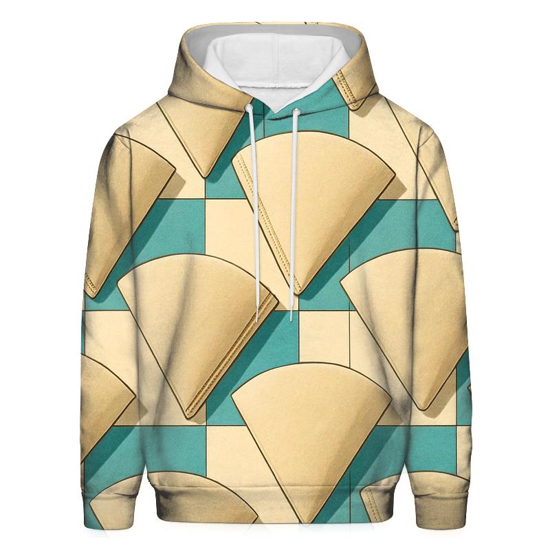 Turquoise Filter Weave custom hoodies