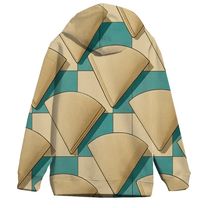 Turquoise Filter Weave custom hoodies