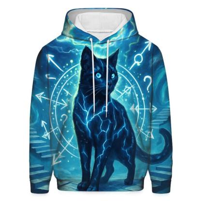 Storm Cat Of Uncertain Paths embroidered hoodies