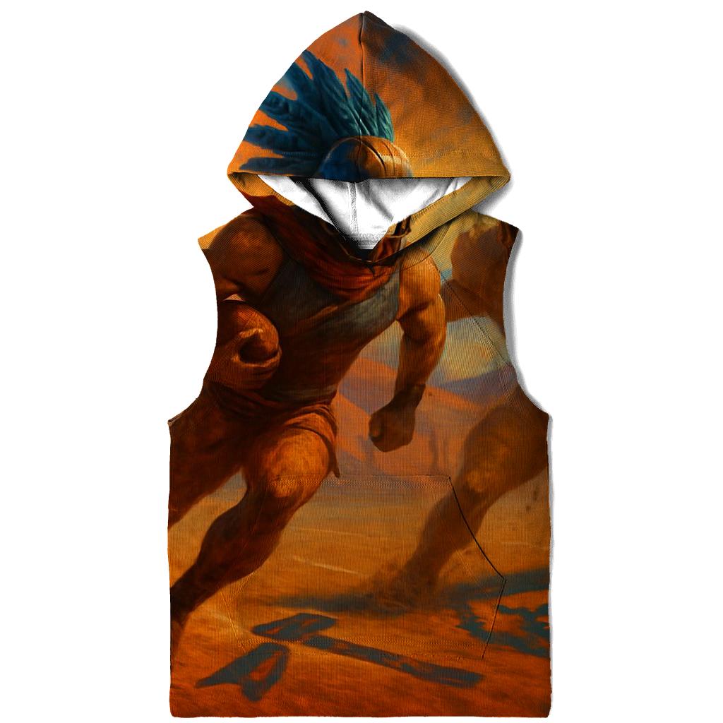 Desert Gridiron Braves Vs Cubs Mirage printed hoodies