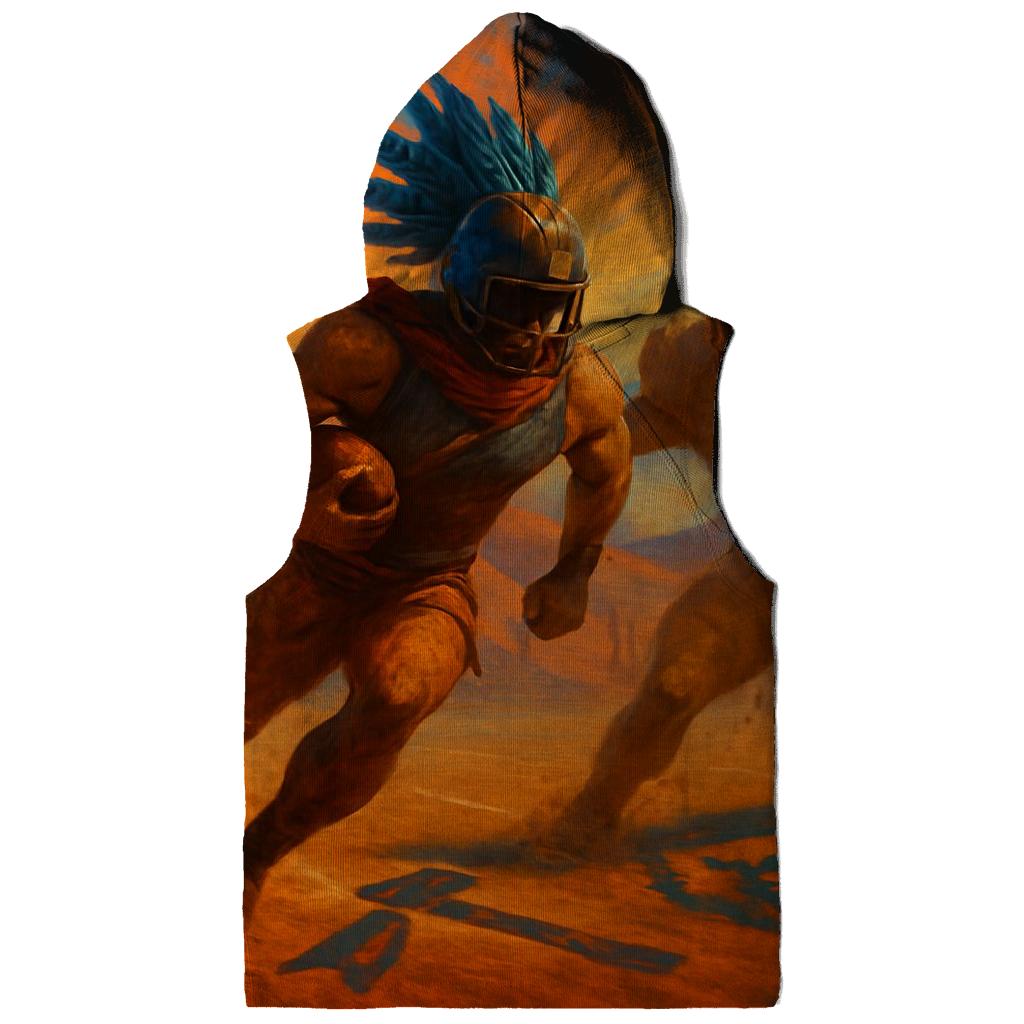 Desert Gridiron Braves Vs Cubs Mirage printed hoodies