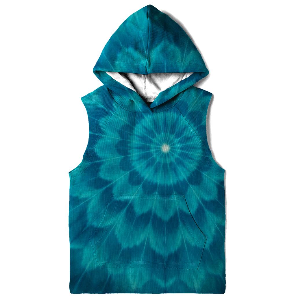 Ocean Ring Overdye Mandala pullover hoodies