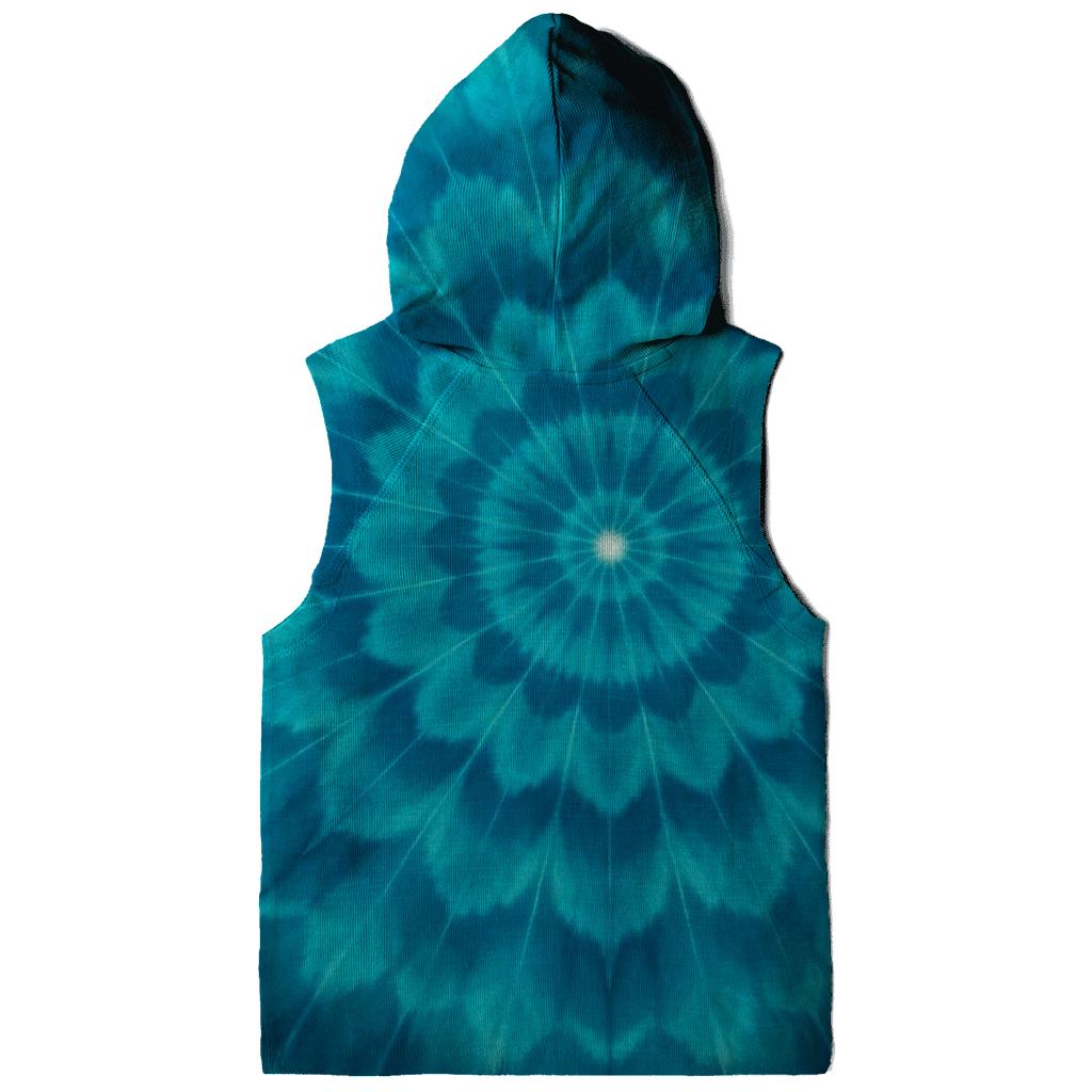 Ocean Ring Overdye Mandala pullover hoodies